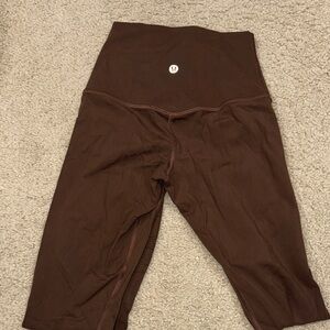 lululemon athletica Brown High-Waisted Leggings